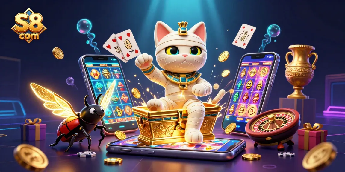 Experience thrilling games at S8 com with vibrant slot machines and exciting casino elements.