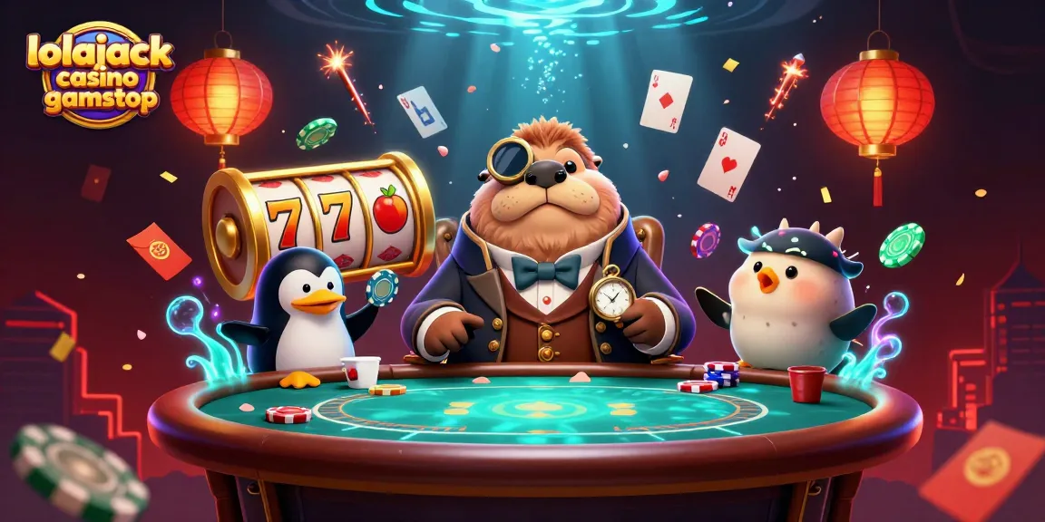 Engage with lolajack casino gamstop featuring a jolly walrus and friends in an underwater poker scene.